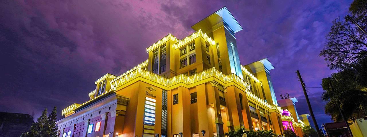 Map of Kampala showing location of Purple Deluxe Apartments